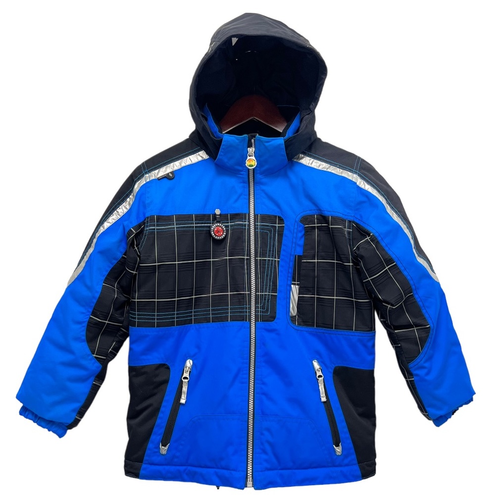 Obermeyer Blue and Black Kids Ski Jacket Sz 7